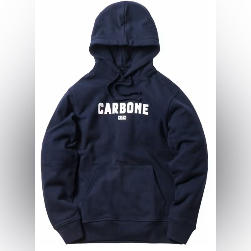 Kith Carbone Hoodie Navy - XXL